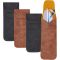 Fashion Portable Sunglasses Case, Soft Leather Non-Scratch Reading Glasses Case, Unisex Slim Eyeglasses Case, Multifunctional Storage Bag