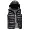 Men's Casual Thickened Thermal Zipper Fleece Lined Cotton-padded Jacket, Warm Long Sleeve Stand Collar Windproof Padded Outwear For Winter