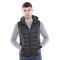 Men's Casual Thickened Thermal Zipper Fleece Lined Cotton-padded Jacket, Warm Long Sleeve Stand Collar Windproof Padded Outwear For Winter