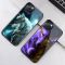 Apple 14 12 13 printing and painting a glass case for glass phone case cover Wallet Phone Bag Flip Cover Leather Case For iPhone 15 14 13 12 11 Pro