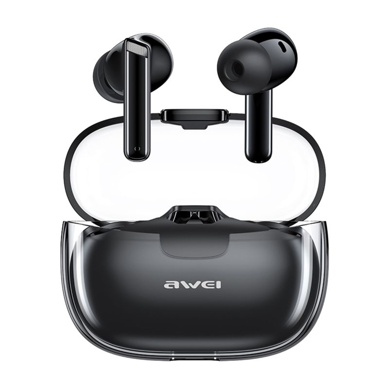 awei T52 Wireless Gaming Bluetooth Earbuds NEW TWS Wireless Bluetooth Earphones Stereo Noise Reduction Headphones Waterproof Music Headset for IOS Android